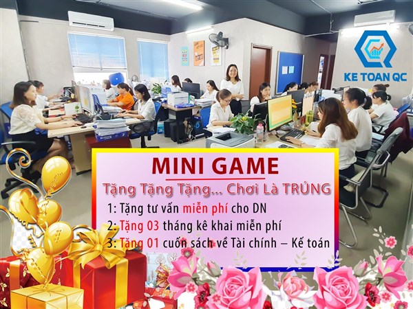 MINIGAME CHỌN ĐÁP ÁN ĐÚNG TRÚNG QUÀ CỰC KHỦNG TỪ KẾ TOÁN THUẾ QC