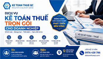 Dịch vụ kế toán thuế trọn gói cho doanh nghiệp