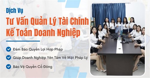 Tư vấn quản lý tài chính, kế toán Doanh nghiệp