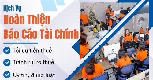 Dịch vụ hoàn thiện báo cáo tài chính