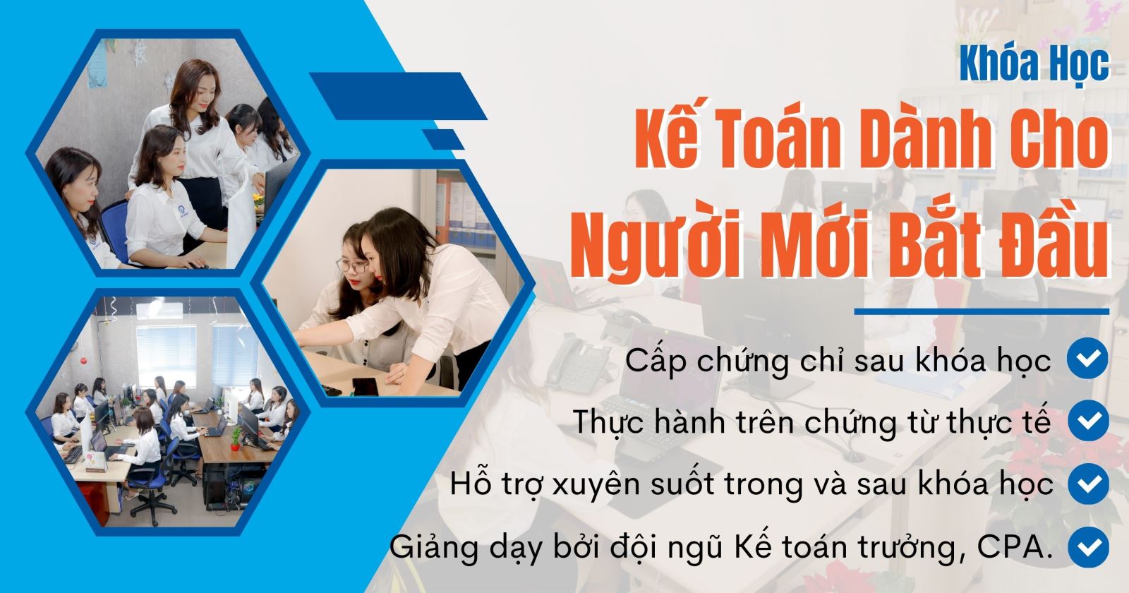 Khoá học kế toán cho người mới bắt đầu