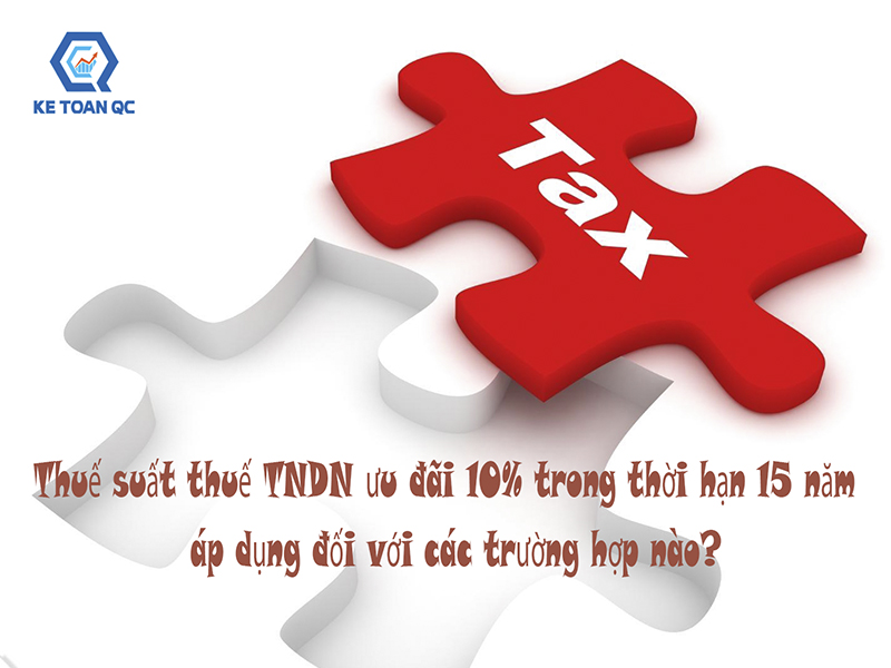 Thuế suất thuế TNDN ưu đãi 10%